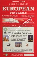 Thomas Cook European [Rail] Timetable / Europäisches Kursbuch / Indicateur Européen, September 1 - 23, 2000 by FOX, Brendan (ed.)